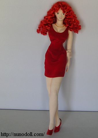 真っ赤なドレス